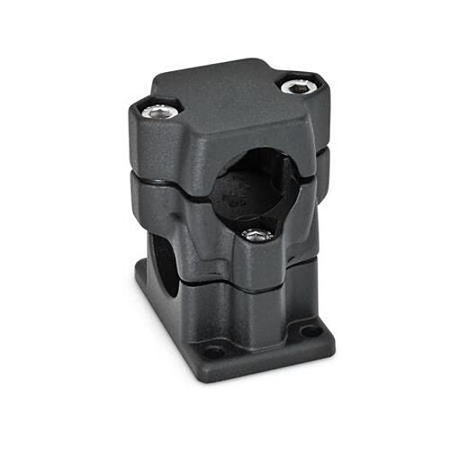 Ganter 141-B20-B20-2-BL KREUZFLANSCH KLEMMVERBINDER - GN 141 Kreuzflansch Klemmverbinder - mehrteilig-Abbildung