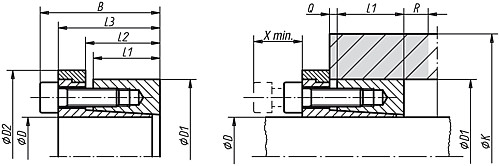 Norelem 23352-2047 KONUS SPANNRING FORM C, D=20, D1=47 - Norelem 23352 Konus Spannringe Form C