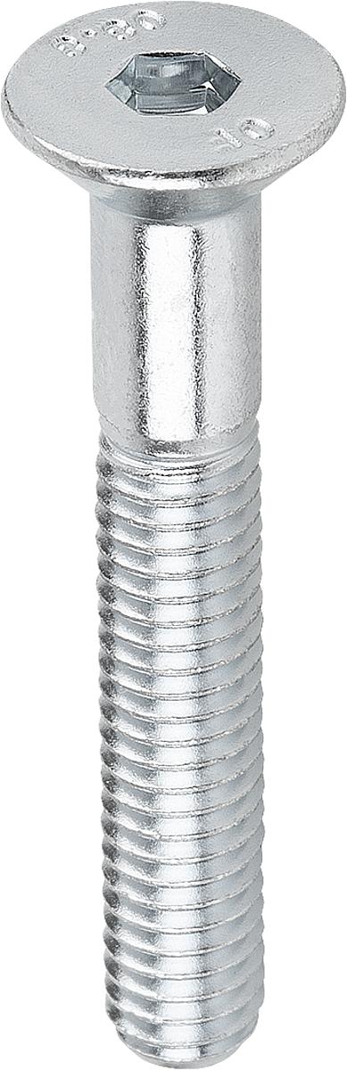 Kipp K0708.406X10 SENKSCHRAUBE MIT INNENSECHSKANT DIN EN, ISO10642 M6X10 GEWINDE DURCHGEHEND, STAHL 8.8 GALVANISCH VERZINKT - K0708-406X10 SENKSCHRAUBE-INNENSECHSKANT DIN EN -ISO10642 M6X10 GEWINDE DURCHGEHEND -STAHL 8-8