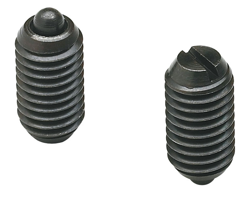 Leschhorn W832 Federnde Druckstücke aus Stahl s 2,4; H 12; d1 M05; - Boteco W832 Federnde Druckstuecke aus Stahl