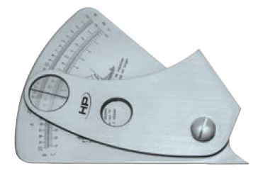 Helios Preisser, 0595251  Schweißnahtlehre Außenmaß 108x81,5 mm, Stärke 3,2 mm - Helios Preisser - 0595 Schweissnahtlehre