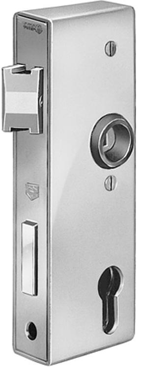 AMF 141UNIG-30ZW Schlosskasten, V2A, Schließung: PZW, Kastenbreite A: 30 mm, C: 172 mm - LE 141UNIG Schlosskasten - V2A -Abbildung