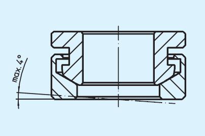 Halder 23050.0508 Kompakt-Kugelscheibe-Kegelpfanne ähnlich DIN 6319 Ø 8.4, Stahl - EH 23050 Kompakt-Kugelscheibe-Kegelpfanne aehnlich DIN 6319