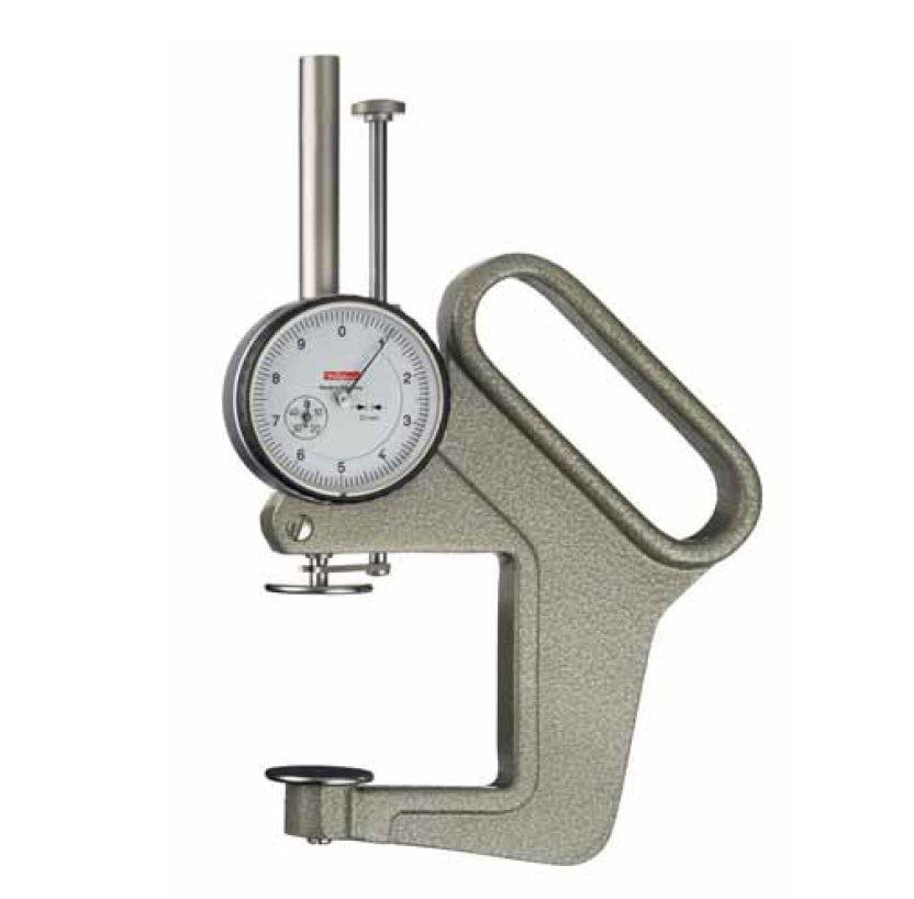 Helios Preisser 0718106-1  Dickenmessgerät mit Messuhr  50 mm Messbereich, Tasterform: 1 Ø5 mm, Bügeltiefe 50 mm, Ablesung 0,1 mm - 0718106-1  Dickenmessgerät mit Messuhr  50 mm Messbereich, Tasterform: 1 Ø5 mm, Bügeltiefe 50 mm, Ab