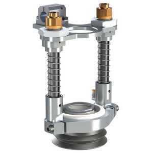 DESTACO CPI-DBD-42-SCMB-050M Gefederte Saugerhalter für Doppelrohteilerkennung schwarz, Vakuum Anschluss 3/8 G, Schottverschraubung 1 1/2-18 Feingewinde, Länge 307,8 mm, Hub 50 mm, Sensor Größe Ø 42mm, - LE70000 gefederte Doppelrohteileerkennung