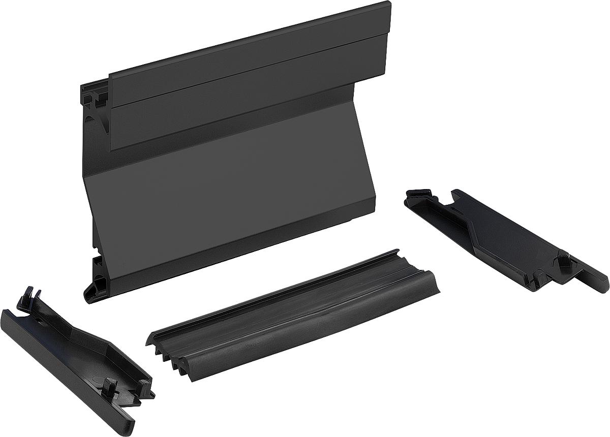 Kipp K0238.11811 SCHALENGRIFF FORM A, L=118, SCHWARZ ELOXIERT - K0238-11811 SCHALENGRIFF FORM A - L 118 - SCHWARZ ELOXIERT