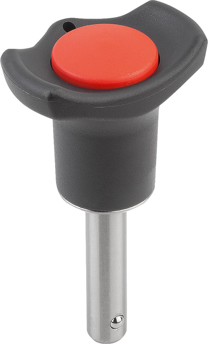 Kipp K0363.4712050 KUGELSPERRBOLZEN, D1=12, L=50 - K0363-4712050 KUGELSPERRBOLZEN - D1 12 - L 50