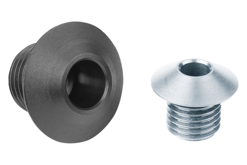 Norelem 03099-50-04 POSITIONIERBUCHSE FÜR ARRETIERBOLZEN, D=4 M12X1,5X10, D2=19, SW=3, STAHL GEHÄRTET UND BRÜNIERT - NLM 03099-50 Positionierbuchsen fuer Arretierbolzen