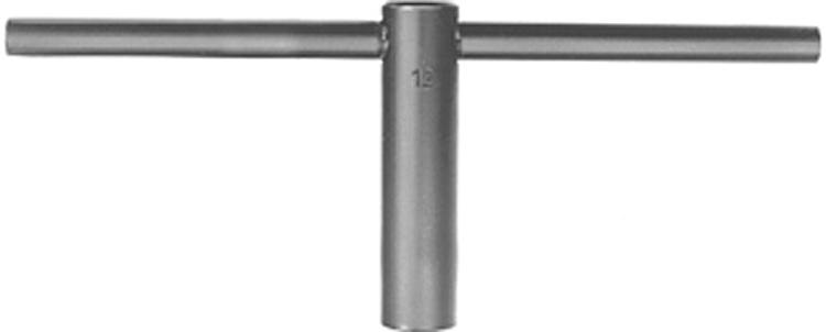 AMF 904- 5 Vierkant-Aufsteckschlüssel, D1: 12,0, L1: 60, SW: 5 - DIN 904 Vierkant-Aufsteckschluessel -Abbildung