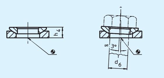 Halder 23050.0027 Kugelscheibe DIN 6319 Ø 28.0, aus Einsatzstahl, Form C - EH 23050 Kugelscheiben DIN 6319 Form C