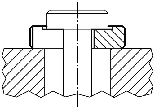 DIN 6372 07380-05 VORSTECKSCHEIBE B=5,25, D1=17 - Norelem 07380 Vorsteckscheiben fuer Vorrichtungen DIN 6372 erweitert