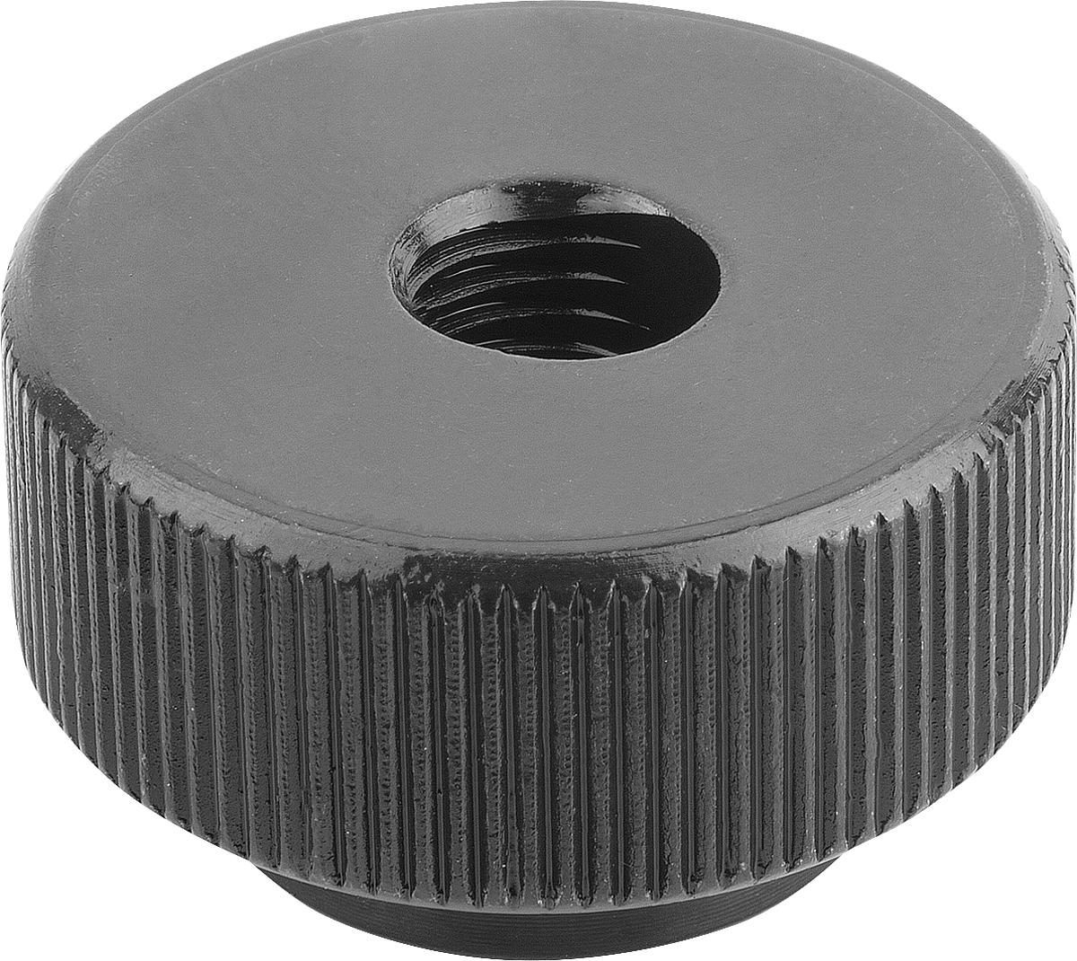 Kipp K0139.05 SCHNELLSPANN RÄNDELMUTTER  M5, - K0139-05 SCHNELLSPANN RAENDELMUTTER M5