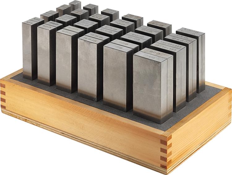 AMF 6348SP-100 Parallelunterlagen-Satz, Superpräzision, Größe : 100, Paar: 20, L: 100 - LE 6348SP Parallelunterlagen-Satz - Superpraezision -Abbildung