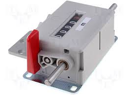 LE70063 80200-MZ/M-45 MZ/M-45-000,20-R-X-200/G-1 Mech. Meterzähler, 45/Zählwerk, 0000,2/Anzeige/Umdr., R/rechtssteigend, 200/G/Messrad Umfang [mm] Oberfläche PU-glatt, Anzeige 000,20 (m)Messrad #15119, Korpus AL,X/ohne Federbügel I, 1 / Messrad 1xangebaut - Zaehler