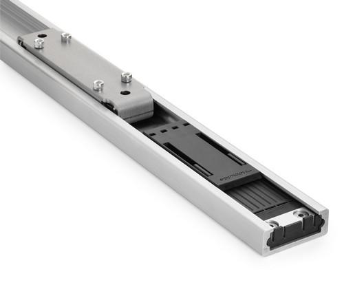 Accuride DA0115-0120RC Linearführung 1,2m Schiene ohne Befestigungslöcher, Aluminium - Accuride DA0115 RC Linearfuehrung bis 120kg Detail
