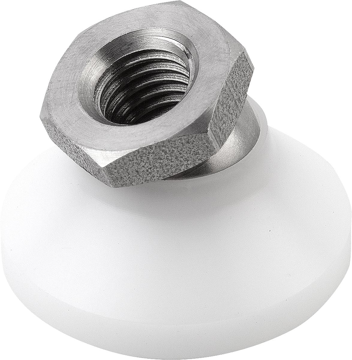 Norelem 07144-206 GELENKTELLER FORM D, D1=M6, D2=20 - 07144-206 GELENKTELLER FORM D - D1 M6 - D2 20