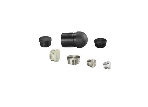 Leschhorn RK-PA-040-9005   Rohrkappe Polyamid PA6, Ø 40 x 2 mm, schwarz - Leschhorn RK Rohrkappen