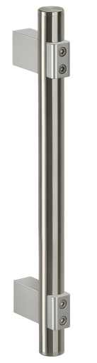 Leschhorn TL.U6-35.F400.37   Griff Ø 35 mm frontseitige Montage A 400,  Schenkel natur / Rohr Edelstahl Technical Line - Leschhorn TL-U6 Edelstahlgriffe - Technical Line-