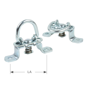 Leschhorn J181-11 Edelstahl  Planen-Drehverschluss, H= 11 mm, Lochabstand= 34 mm, passend für Ovalösen 22,5 x 13,5 mm - LE J181-19 Edelstahl- Drehverschluss