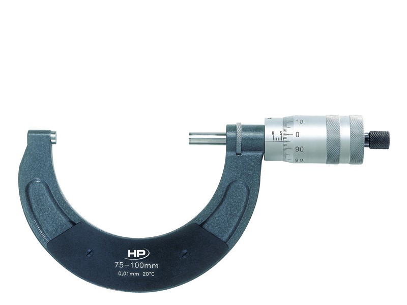 Helios Preisser, 0810 501  Bügelmesschraube  0-25 mm Messbereich - Helios Preisser 0810 Buegelmesschraube