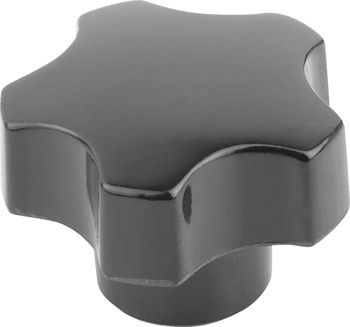 Kipp K0185.3205 FÜNFSTERNGRIFF D=32  M5, - K0185-3205 FUENFSTERNGRIFF D 32 M5