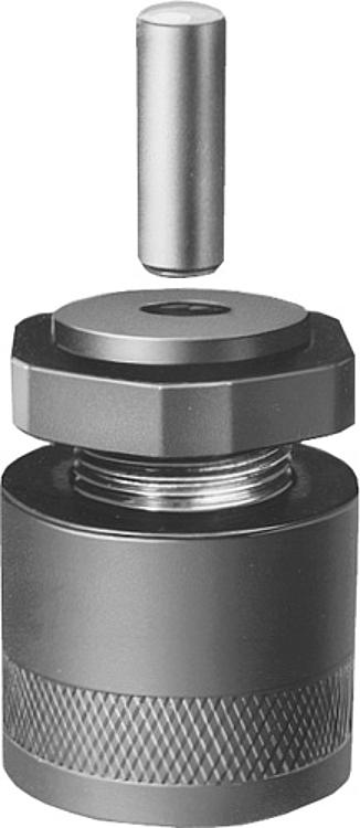 AMF 6415- 75 Höhen-Richtschraubbock, Größe : 75, H min.: 55, H max.: 75, D1: 50, F max.: 30 kN - LE 6415 75 Hoehen-Richtschraubbock -Abbildung