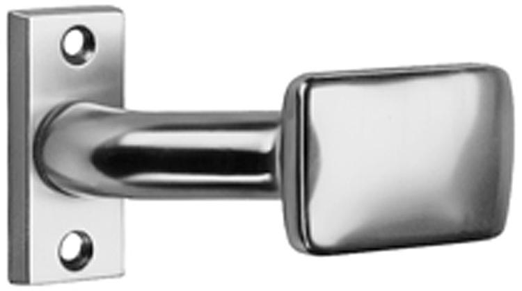 AMF 405 Türknopf, gekröpft, drehbar, Gewicht: 193 g, drehbar: Ja, Rosette: 32 x 67,5 mm - LE 405-406 Tuerknopf - gekroepft - drehbar -Abbildung