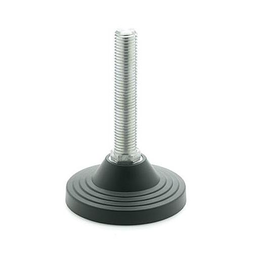 Ganter 246-125-M20-155-A ELESA STELLFUSS O.MUTTER, O.GUMMIAUFLAGE - GN 246 Stellfuesse ohne Befestigungsbohrungen-Abbildung