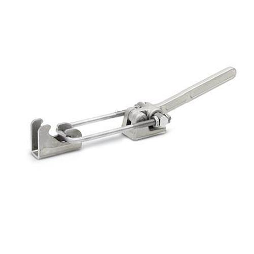 Ganter 854-1500-1-T2S VERSCHLUSS SPANNER MIT BOHRUNG - GN 854 Verschlussspanner mit Abdrueckfunktion-Abbildung