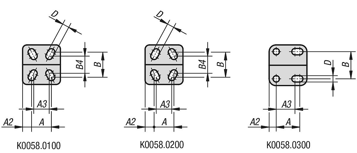 Kipp K0058.0350 SCHNELLSPANNER VERTIKAL, MIT WAAGRECHTEM FUSS, P=350 DAN - K0058 Schnellspanner vertikal mit waagrechtem Fuss und verstellbarer Andruckspindel - Massblatt