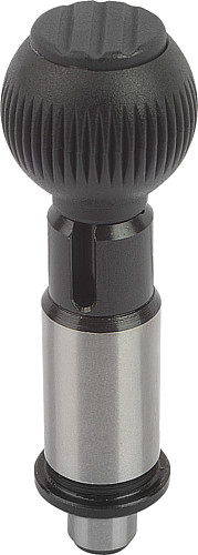 Kipp K0361.010 PRÄZISIONS ARRETIERBOLZEN D=10, ZYL. AUFNAHME, TYP A - KIPP K0361-A Praezisions Arretierbolzen mit zylindr