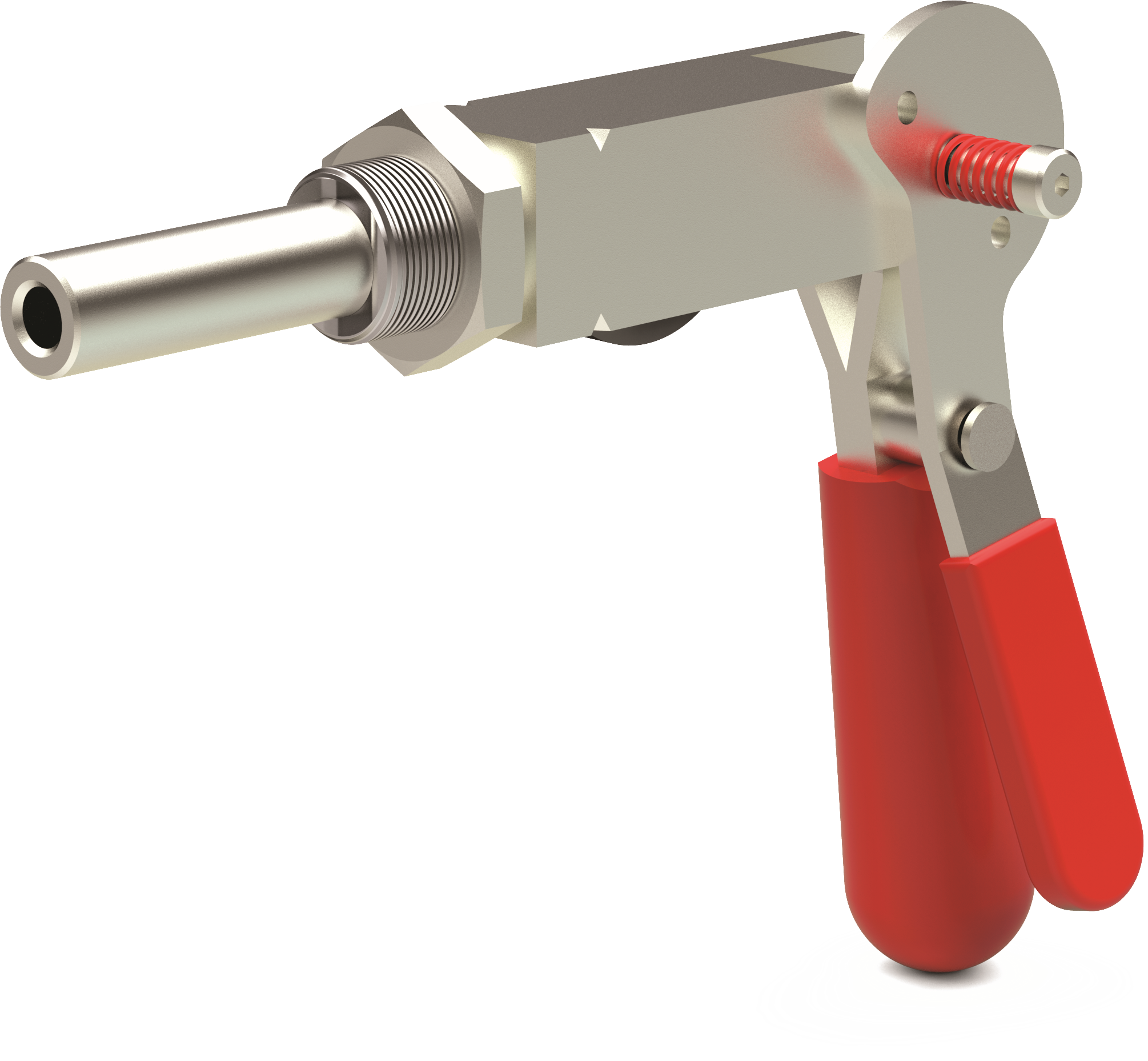 DESTACO 6004-MMRSS Schubstangenspanner Einbau  Haltekraft 2600N, Hub 38mm, -R: mit Zusatzverriegelung, Edelstahl - 6004-MMRSS Schubstangenspanner Einbau  Haltekraft 2600N, Hub 38mm, -R: mit Zusatzverriegelung, Edels