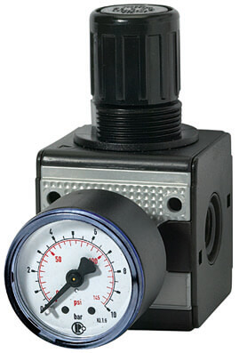 RIEGLER R 12 - 10 Druckregler »multifix«, inkl. Manometer, BG 1, G 3/8, 0,5-10 bar - LE71512 R 33 - 10 Druckregler -multifix-