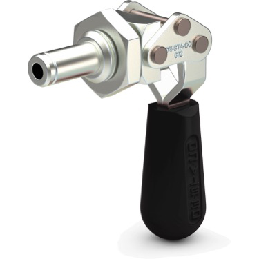 DESTACO 602-MM-K Schubstangenspanner Einbau  Haltekraft 900N, Hub 19mm, K: Mit schwarzem Handgriff - DESTACO 602-MM-K Schubstangenspanner Einbau Haltekraft 900N - Hub 19mm - Standard - Handrgriff schwarz