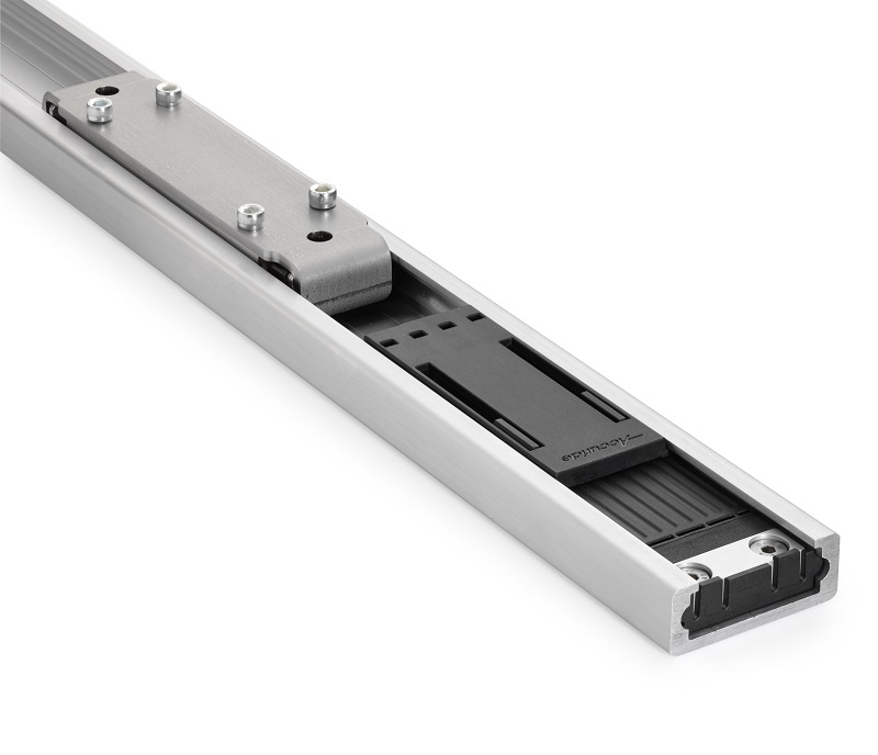 Accuride DA0116-0120RC Linearführung1,2m Schiene x 1 - Accuride DA0116RC Linearfuehrung mit Kugelumlaufwagen bis 360kg - Anwendung 1