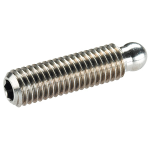 Halder 22570.0424 Gewindestift mit Kugel zapfen M 8 x 50, rostfreier Stahl - Gewindestifte Gewindestift mit Kugelzapfen - M 6 x 40 - Stahl Stahl