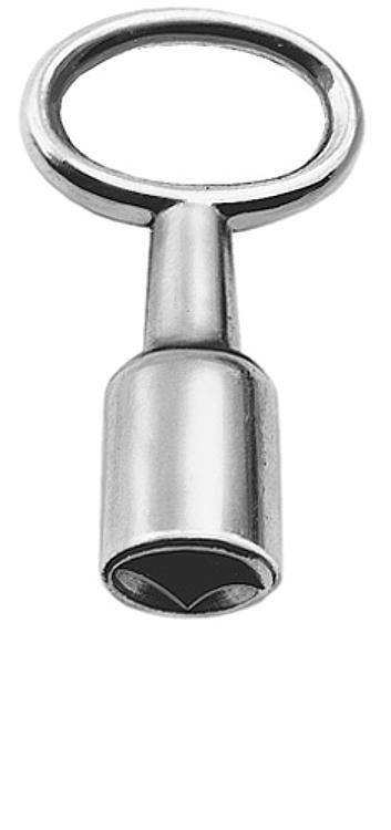 AMF 7417- 6 Dornschlüssel mit Innenvierkant, SW: 6, D: 11, L: 55 - DIN 7417 Dornschluessel mit Innenvierkant-Abbildung