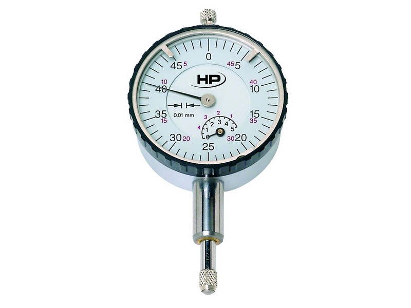 Helios Preisser, 0708 102  Kleinmessuhr ohne Stoßschutz  Messbereich 5 mm, Außenring-ø 40 mm - Helios Preisser 0708 Kleinmessuhr mit und ohne Stoßschutz