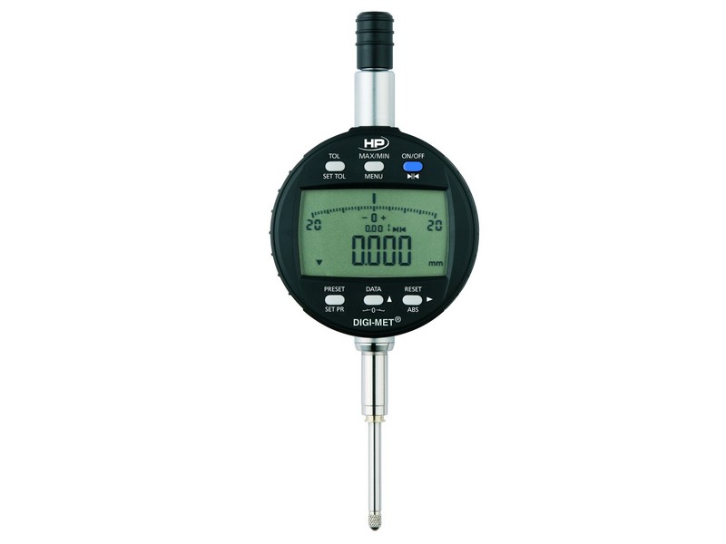 Helios Preisser 1734 502  DIGI-MET Messuhr  12,5 mm Messbereich, 0,001 mm Ablesung, 0,005 mm Genauigkeit - Helios Preisser 1734 DIGI-MET Messuhr