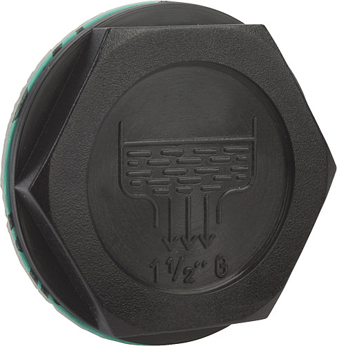 Kipp K0454.319014 SECHSKANT VERSCHLUSSSCHRAUBEN, D=19,5, D1=G 1/4, FORM C - KIPP K0454-C Sechskant Verschlussschrauben Form C