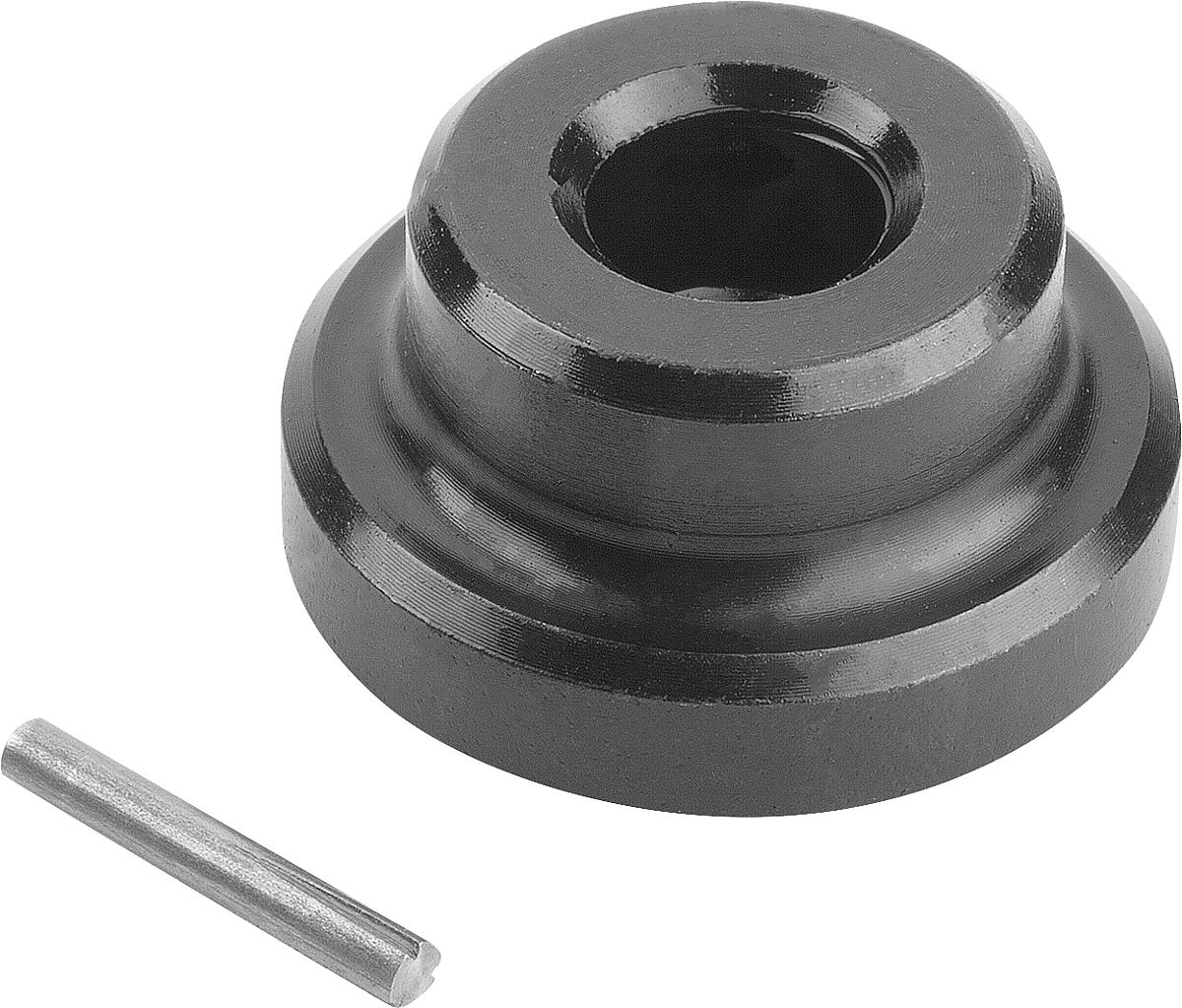 Norelem 07141-10 DRUCKSTÜCK MIT SICHERUNGSSTIFT, D1=20 - 07141-10 DRUCKSTUECK MIT SICHERUNGSSTIFT - D1 20