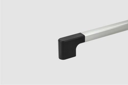 Leschhorn MS-05.600.56   solider Maschinengriffe A 600,  Schenkel anthrazit / Steg natur Griff aus Einzelelementen, komplett montiert - Leschhorn MS-05 solider Maschinengriffe