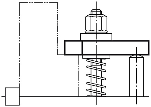 DIN 6314 04080-06 SPANNEISEN FLACH  STAHL, FÜR SCHRAUBE M6, L=50 - Norelem 04080 Spanneisen flach DIN 6314 - Stahl und Aluminium