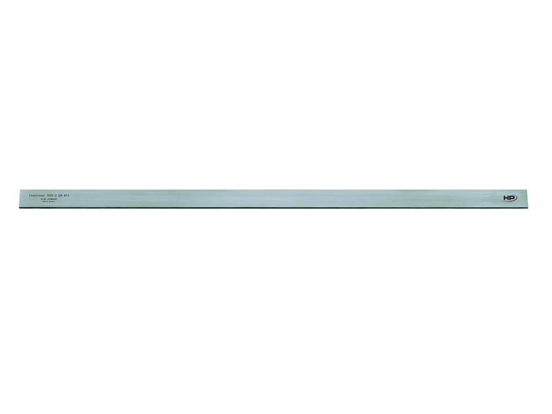 Helios Preisser 0466107  Werkstatt- Stahllineale Genauigkeit: 2 Spezialstahl, rechteckiger Querschnitt: Länge 3000 mm, Querschnitt 80x15 mm - Helios Preisser 0466 Haarlineal