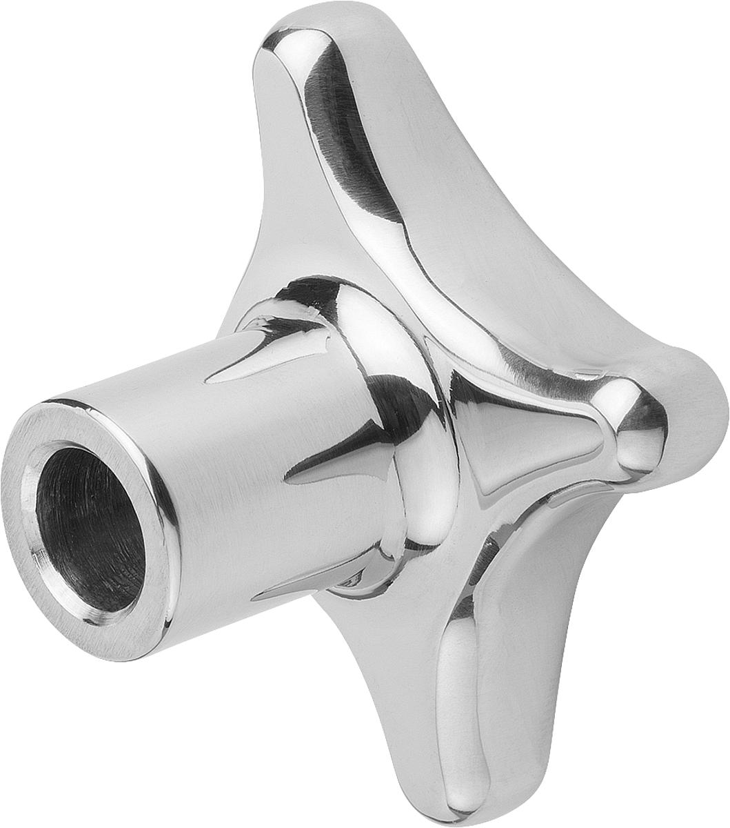 Kipp K0146.3050102 KREUZGRIFF                    EDELSTAHL, FORM C, D1=50, D4=1 - K0146-3050102 KREUZGRIFF EDELSTAHL - FORM C - D1 50 - D4 1