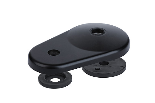 Kipp K0417.40801 TELLER M. AUSLEGER FORM D ANTISLIP, FÜR GELENKFUSS, ZINK - KIPP K0417-D Teller mit Ausleger fuer Gelenkfuesse au