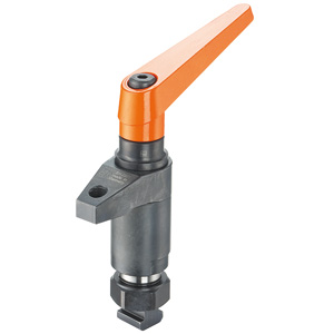 Halder 23310.0053 Aufsitzspanner Größe 40 Ø 40 x 98 mit verstellbarem Klemmhebel - Aufsitzspanner - Groesse 40 - Durchmesser 40 x 70 - mit Spannschraube mit verstellbarem Klemmhebel mit Axiallager