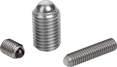 Kipp K0384.10612 - KIPP K0384 Kugeldruckschrauben ohne Kopf - Edelstah
