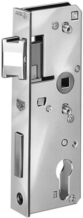 AMF 143UNIG-30ZW Schloss, verzinkt, Schließung: PZW, für Kastenbreite: 30 mm, E: 24 mm - LE 143UNIG Schloss - verzinkt -Abbildung