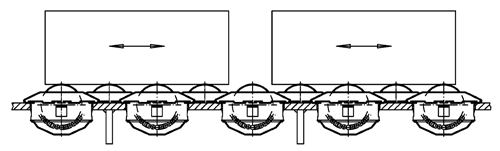 Halder 22750.0132 Kugelrollen mit Befestigungselementen, Ø 45 - 0,16, Gehäuse: Stahl, galvanisch verzinkt Deckel: Stahl,  aus rostfreiem Stahl - Kugelrolle mit Befestigungselementen - Durchmesser 36 - 0 16 - Kugel aus Kugellagerstahl